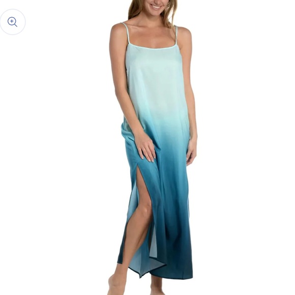 La Blanca Women's Oasis Beach Maxi Dress Ombré Cover-Up - Picture 3 of 5